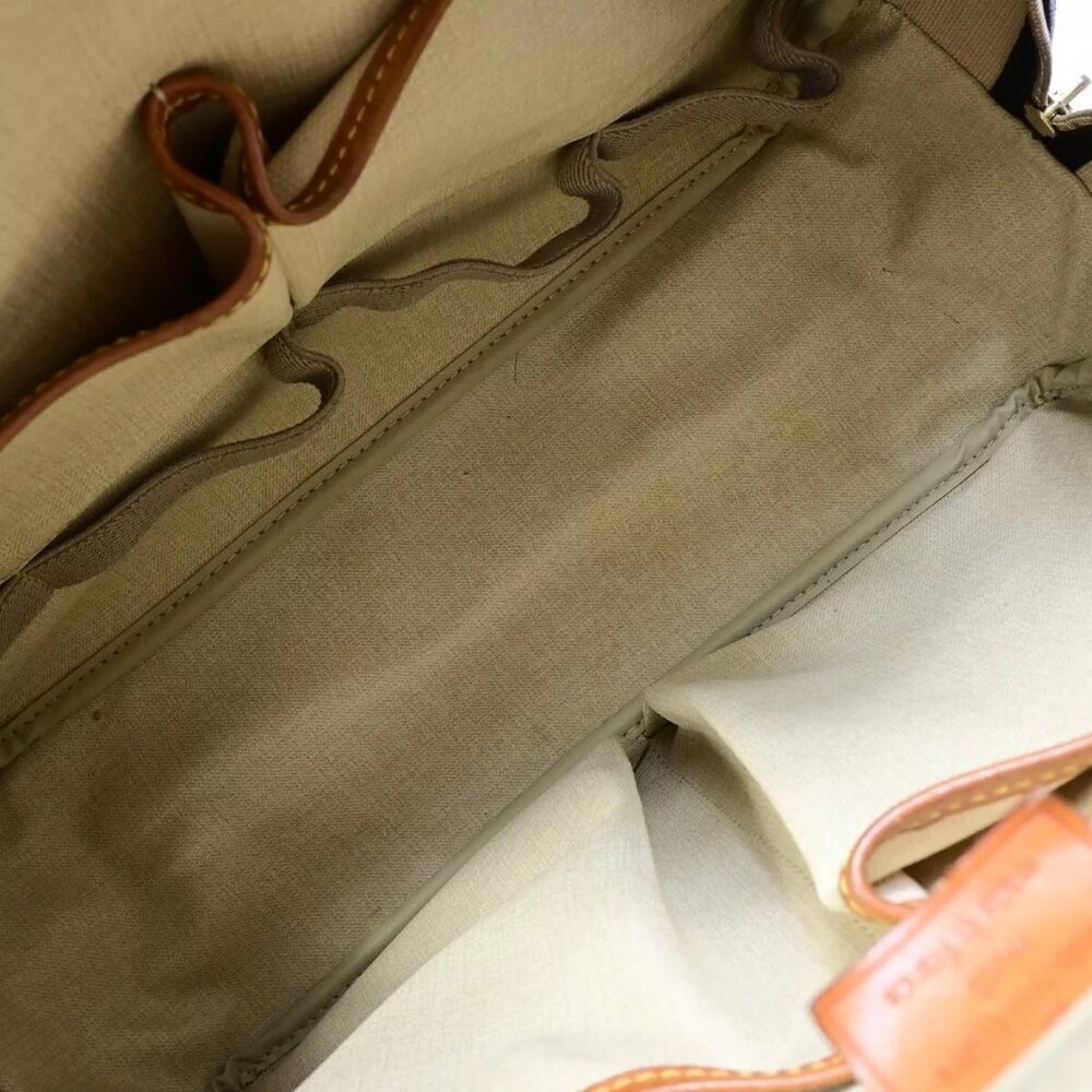 LOUIS VUITTON LV Logo Deauville Hand Bag Monogram Leather Brown - Picture 16 of 16
